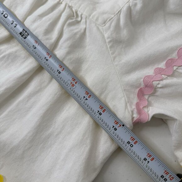 Lisa Marie Fernandez x Target Dress XXS Boho Ric Rac Flare Oversized Coquette - Picture 9 of 11